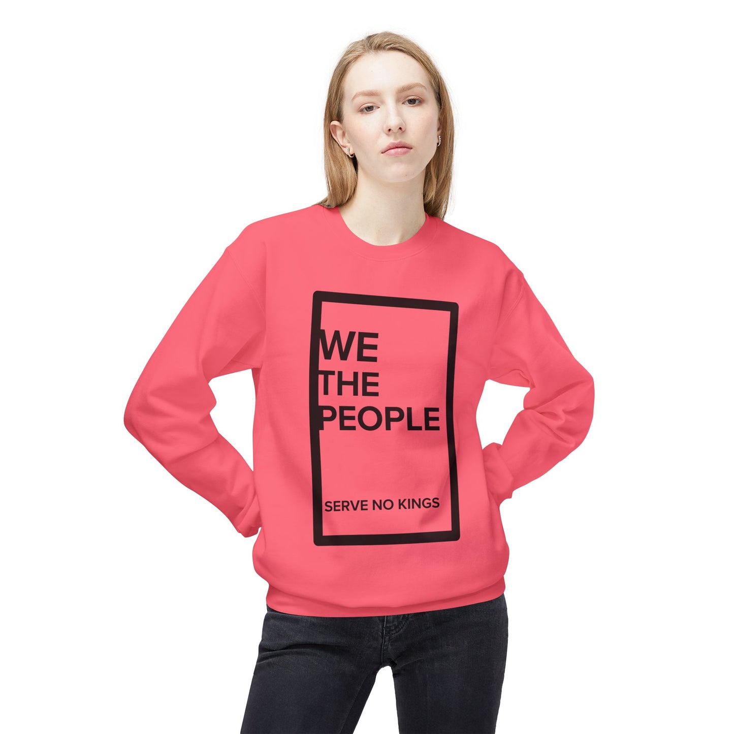 Unisex Crewneck Sweatshirt - 'We The People, Serve No Kings'